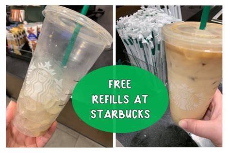 Refills starbucks - Free refill(s) of hot or iced brewed coffee and tea. Starbucks Rewards members may receive free refills of hot or iced brewed coffee or tea during the same store visit at participating Starbucks stores. 